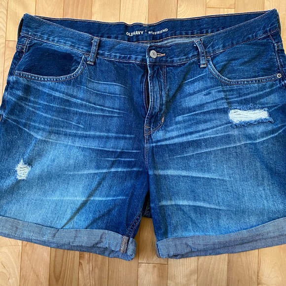 Denim shorts with rolled cuff - 5” inseam - Picture 2 of 5